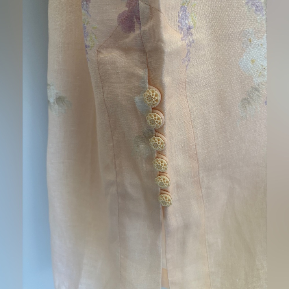 ❌SOLD❌NWT Zimmermann Lyrical Buttoned Midi Dress in Dreamy Floral | sz0 US4 UK8 - Picture 11 of 14